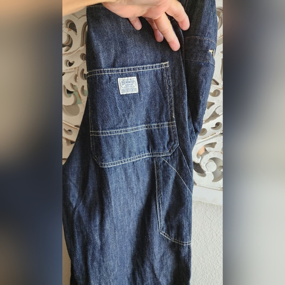 DENIMIST TIE STRAPS RELAXED OVERALLS RETAIL PRICE $465 SIZE XS NWOT - Picture 7 of 16